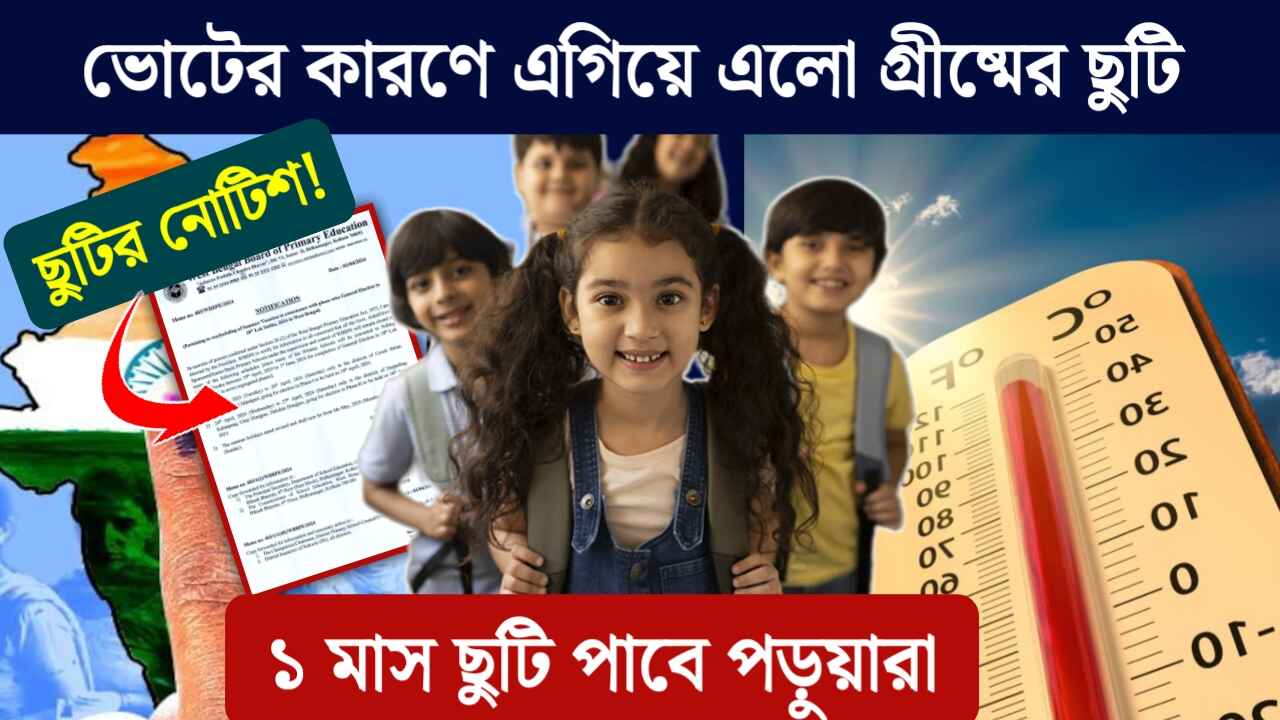 Westbengal School Summer Vacation 2024 Lok Sabha Election: Duration and Latest Notifications