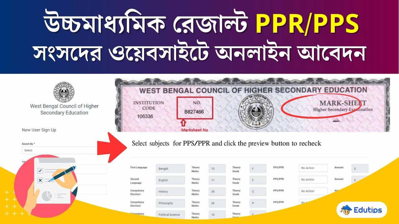 WBCHSE HS Result PPR/PPS Process 2024 Form Fill Up